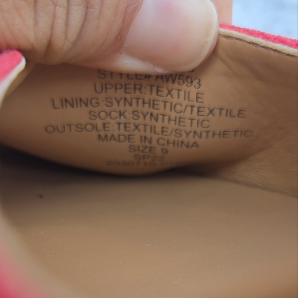 J. Crew Factory Red And Tan Wedge Lace Up Sandals New Without Box Sz 9 - Picture 6 of 7